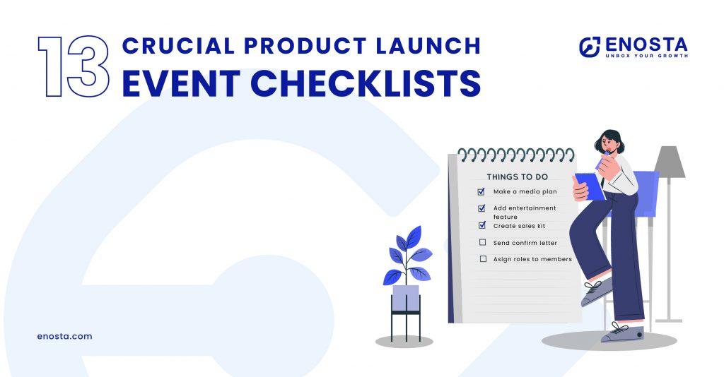 product launch event checklists
