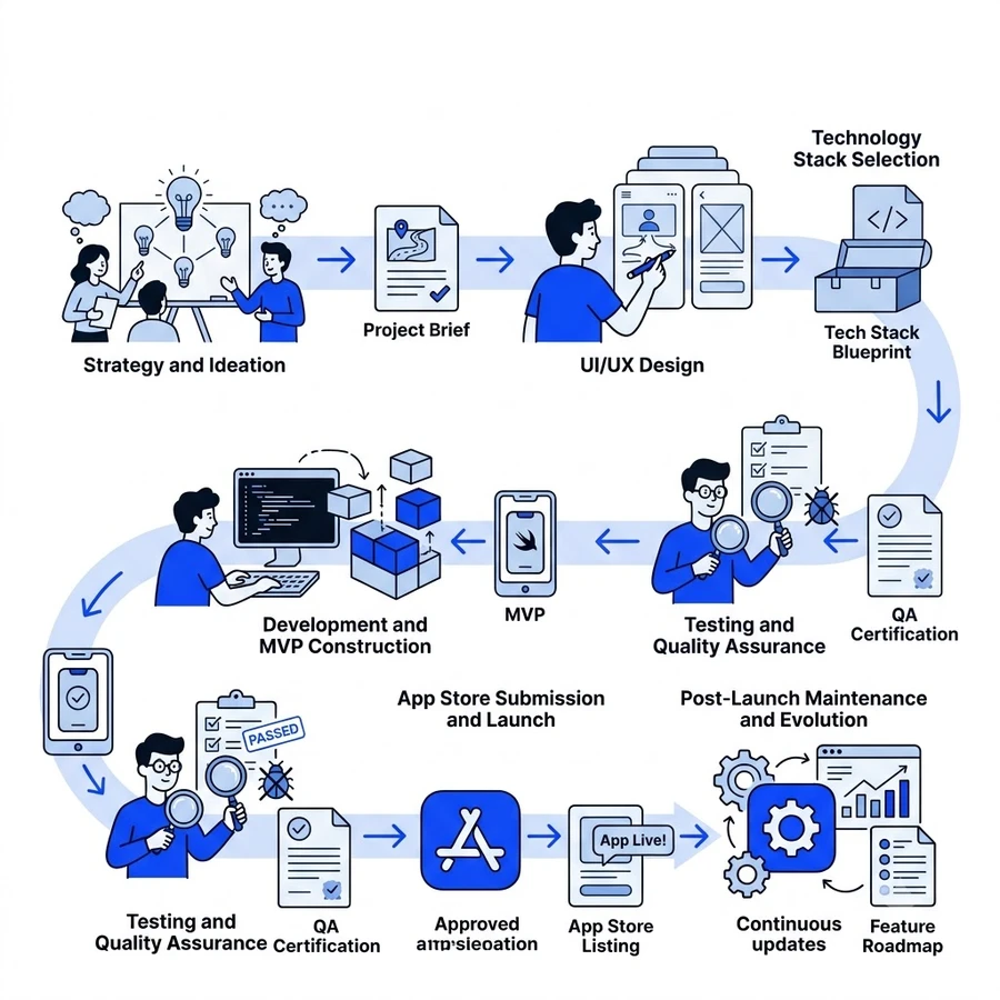 The iOS App Development Lifecycle A Step by Step Process